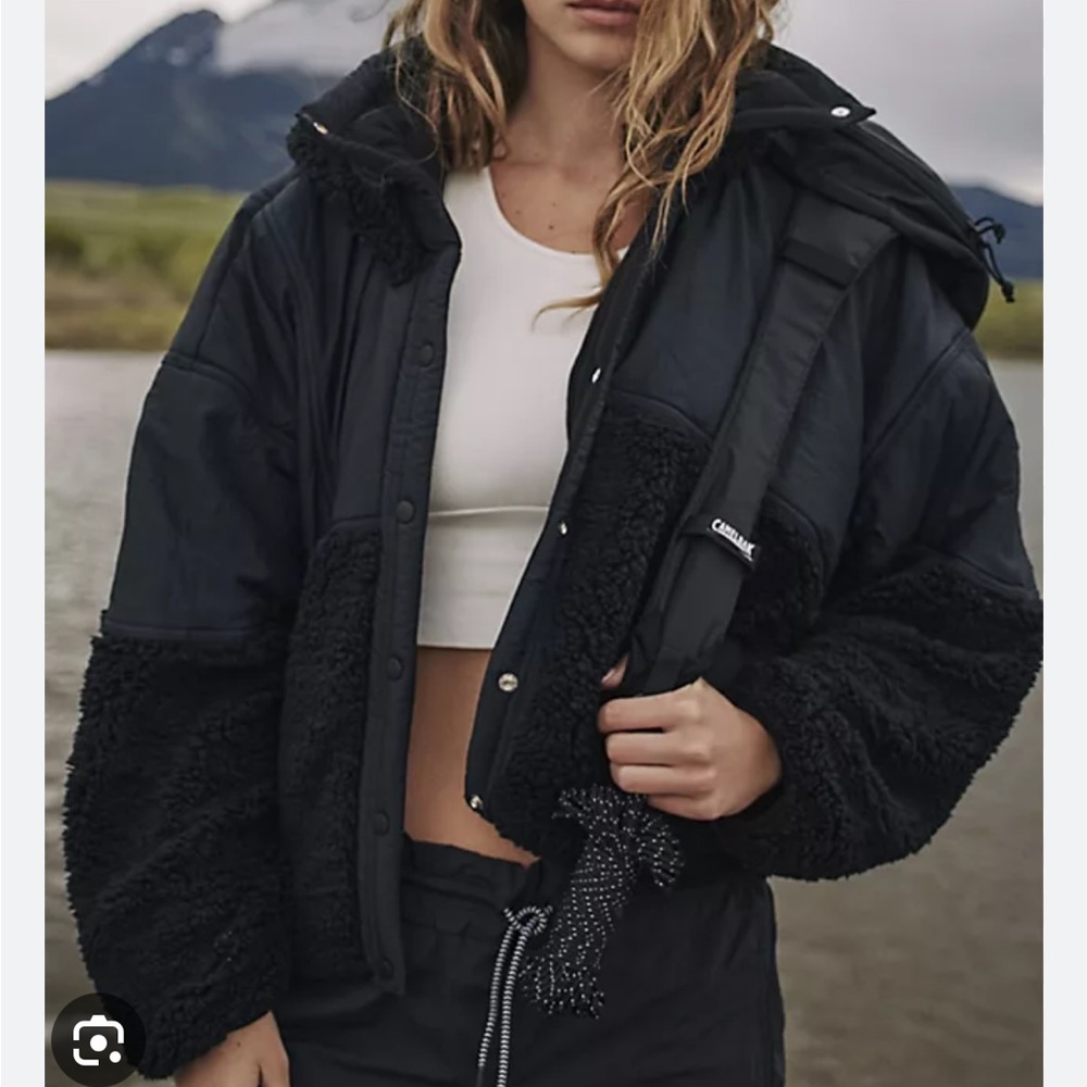 Free people adventure awaits Sherpa jacket
